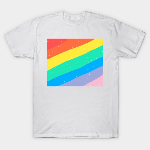 Rainbow T-Shirt by artforrart